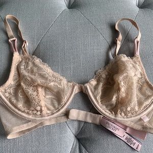 Victoria's Secret Unlined Balconette Bra in  Beige